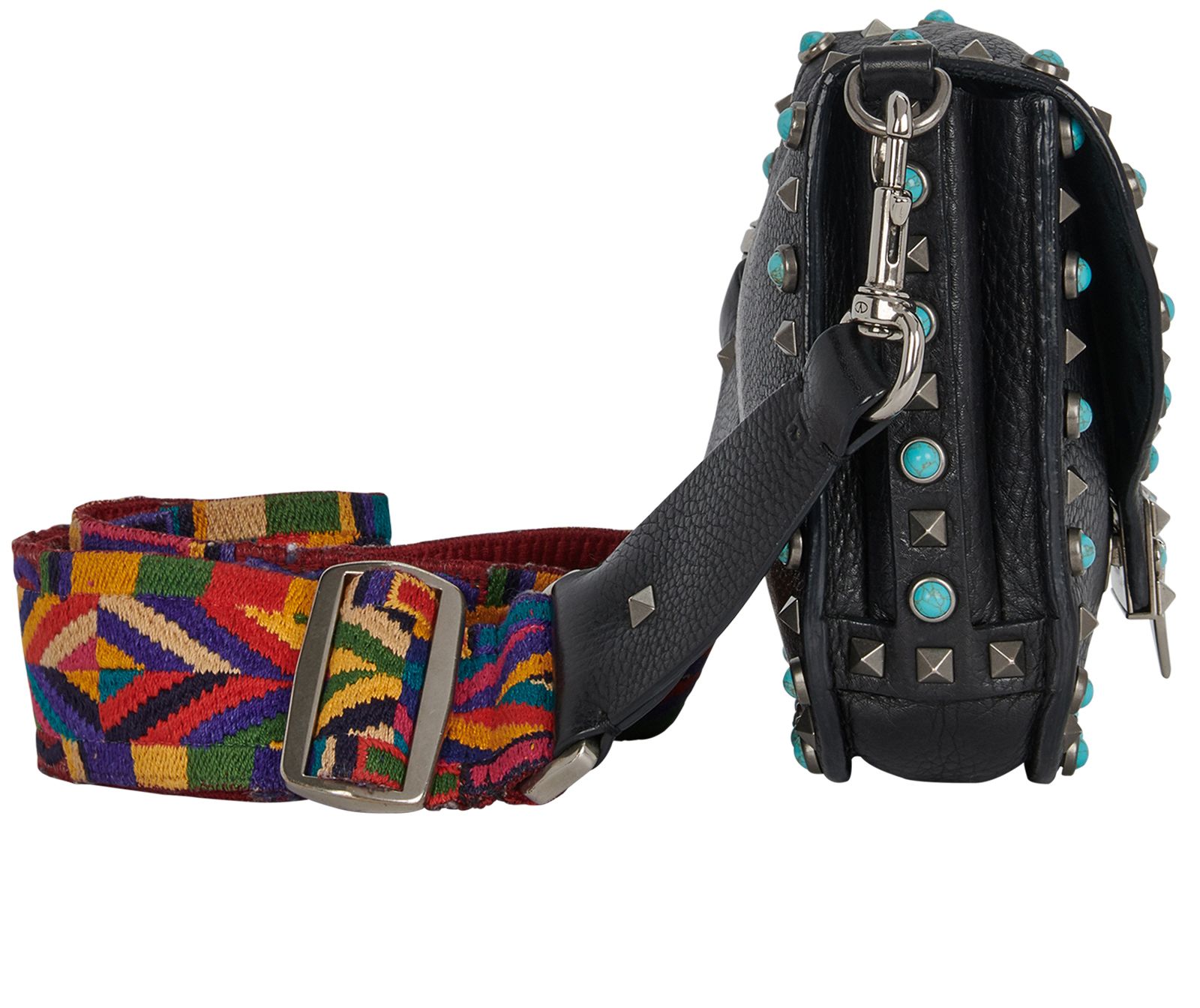 Valentino rockstud guitar strap on sale bag